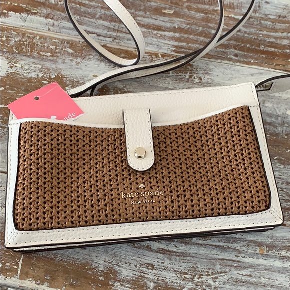 Kate Spade Jackson Straw Crossbody Bag